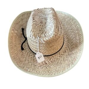 Woven Straw Cowboy Hat